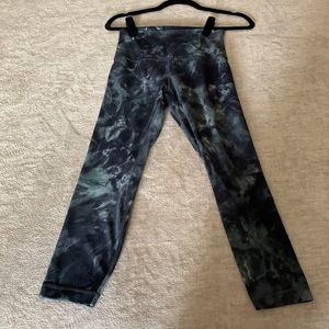 Lululemon Align Pant 23’ Diamond Dye Silver Blue Tidewater Teal Graphite Gray